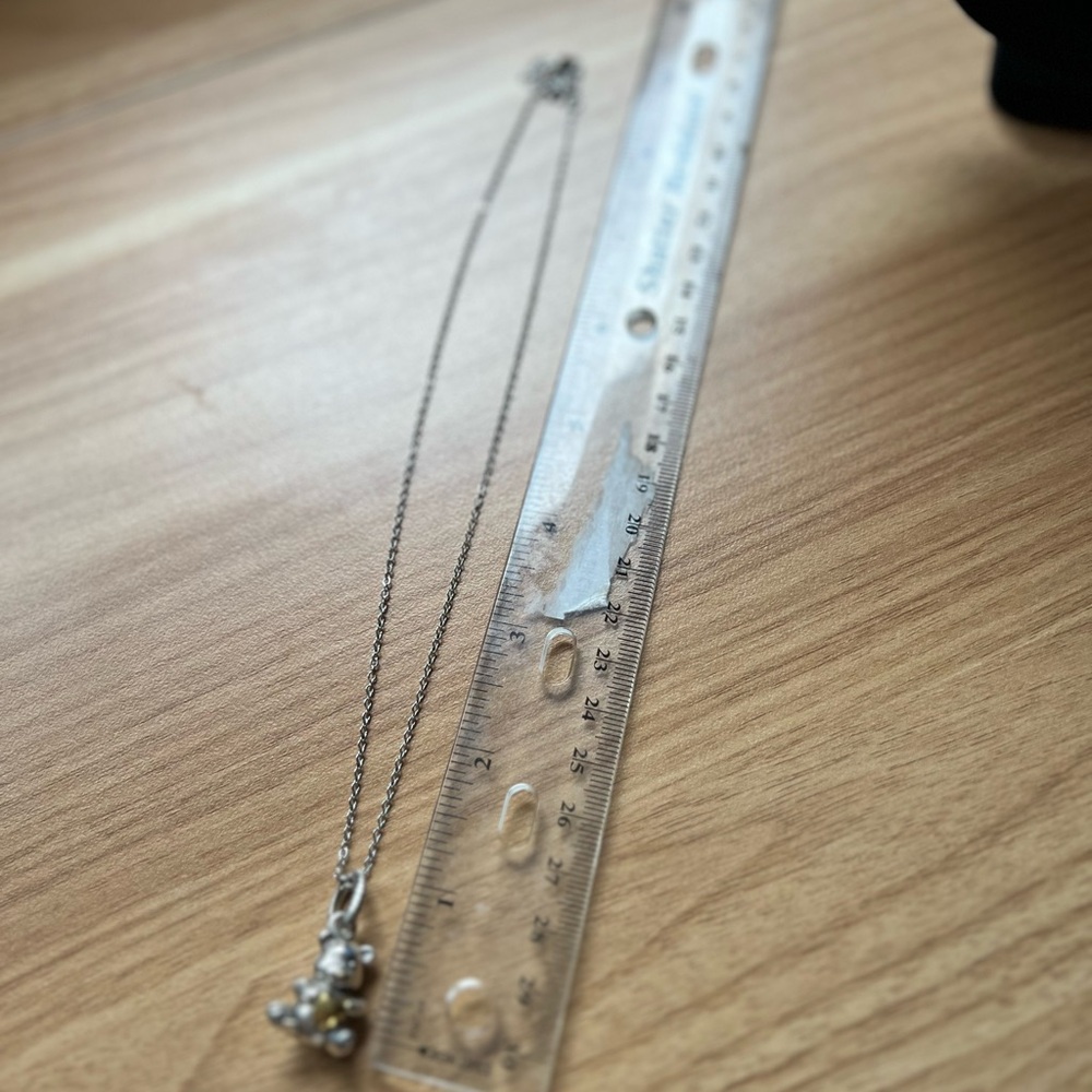 Brighton Teddy Pendant Charm on Unbranded Chain - Picture 10 of 12